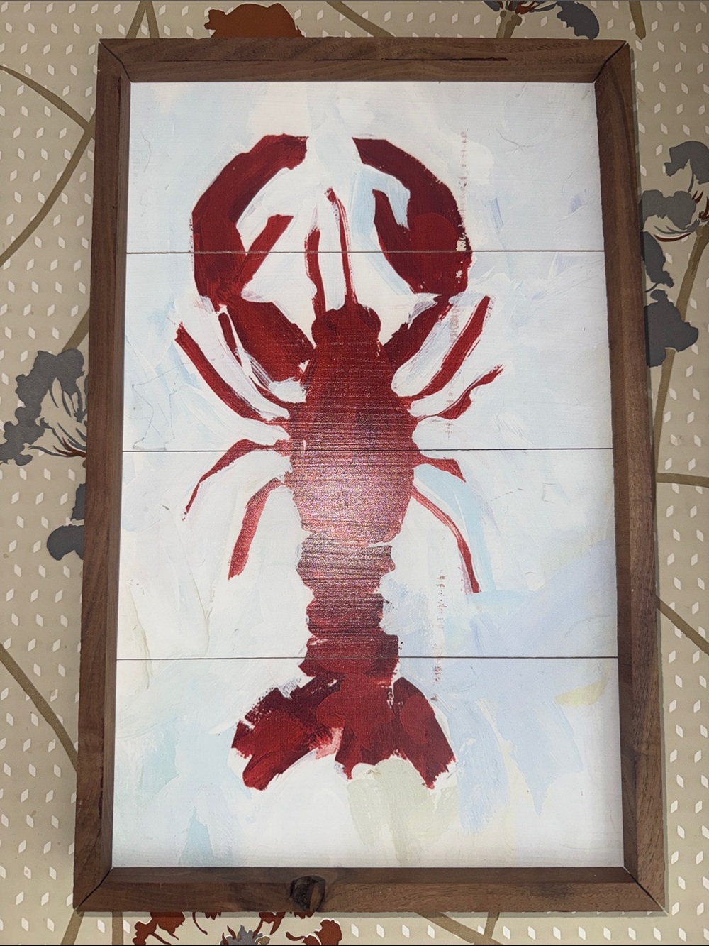 Red Lobster Wall Art Canvas - Home Wall Decor